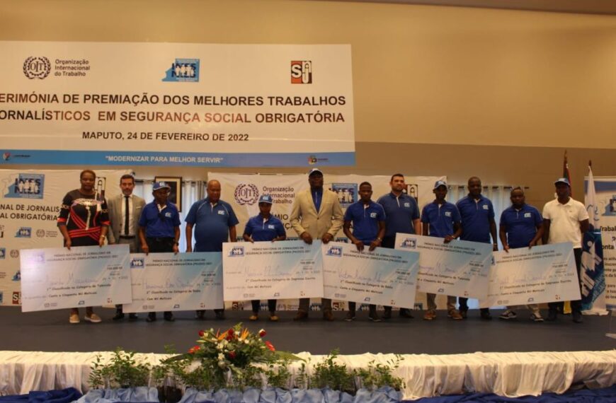 INSS Moçambique realiza a cerimónia de entrega do Prémio de Jornalismo sobre Segurança Social Obrigatória e lança o boletim estatístico