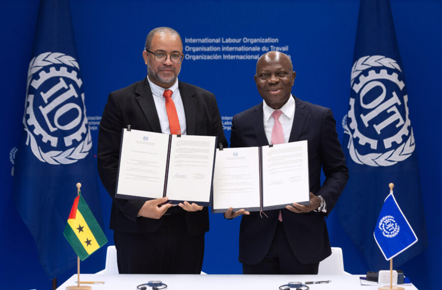 São Tomé e Príncipe reforça o seu compromisso com a OIT ratificando três convenções
