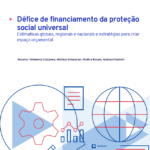 Défice de financiamento da proteção social universal traduzido para português