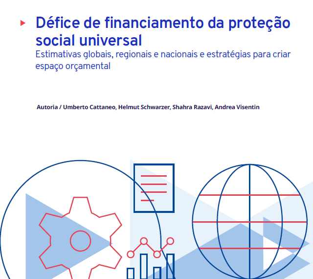 Défice de financiamento da proteção social universal traduzido para português