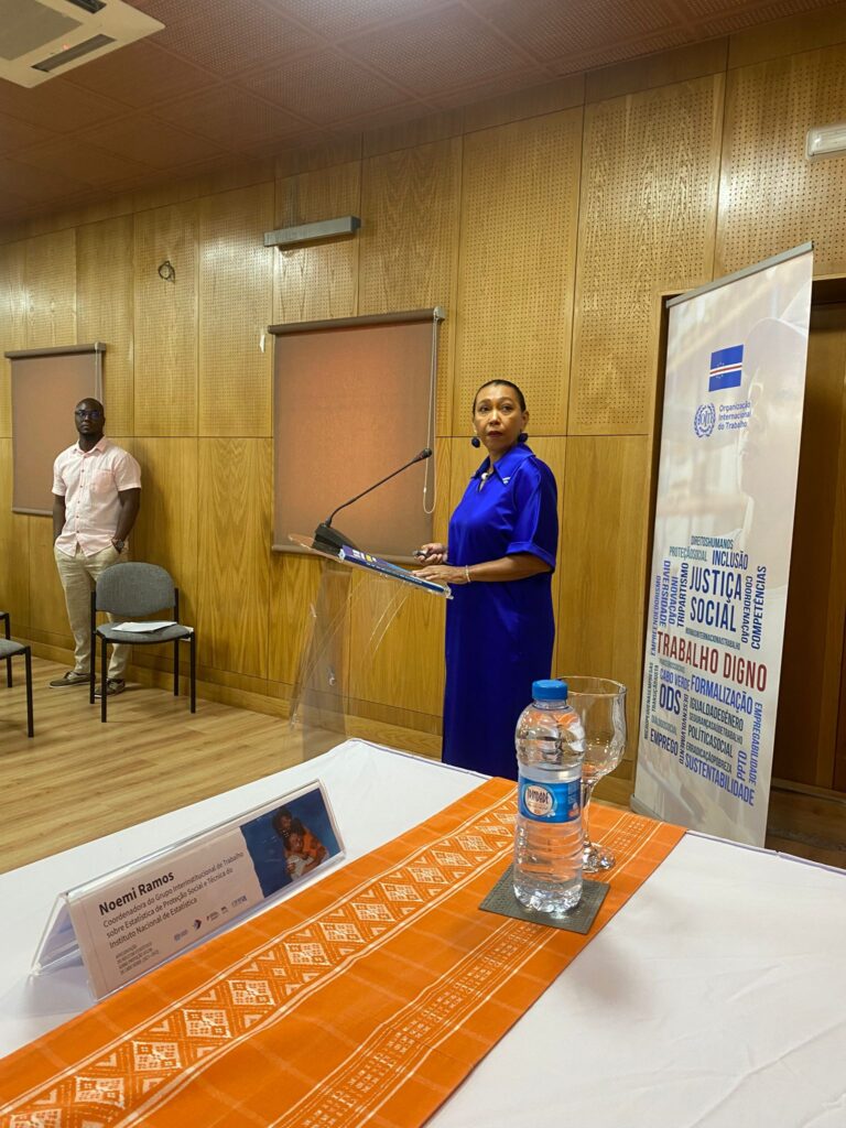 Noemi Ramos, Coordenadora do Grupo Interinstitucional de Trabalho sobre Estatística de Proteção Social e Técnica do Instituto Nacional de Estatística