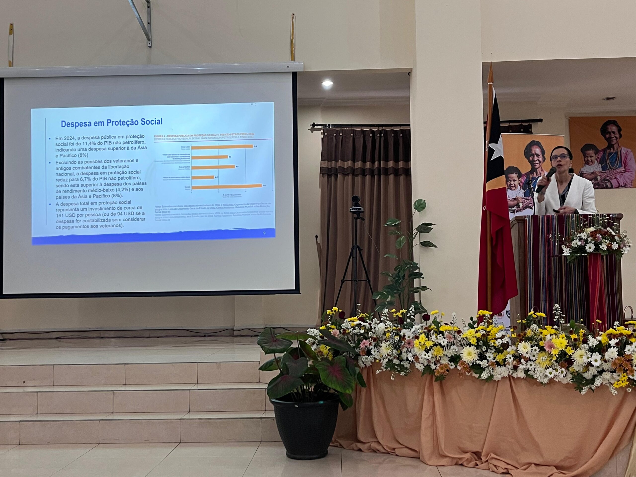 Rita Fernandes, perita em proteção social e gestora do Programa ACTION/Portugal da OIT em Timor-Leste