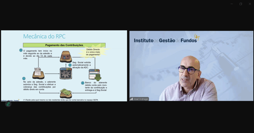 José Vidrago (Presidente do Conselho Diretivo do IGFSS - Portugal)