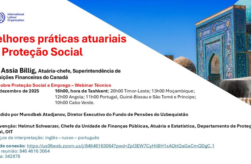 Webinar Melhores práticas atuariais na proteção social