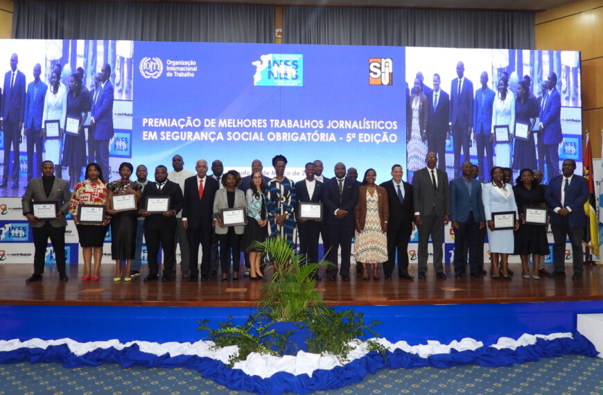 Entrega do Prémio Nacional de Jornalismo em Segurança Social Obrigatória em Moçambique