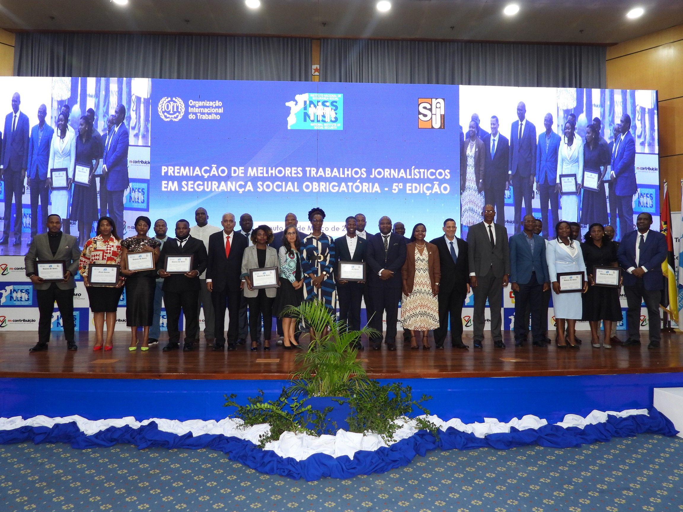 Entrega do Prémio Nacional de Jornalismo em Segurança Social Obrigatória em Moçambique